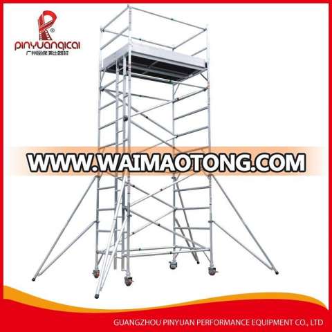 Good quality best sales Aluminum mobile stair Scaffolding in Contruction