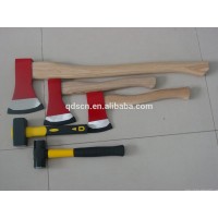 Axes with wooden handle and TPR handle